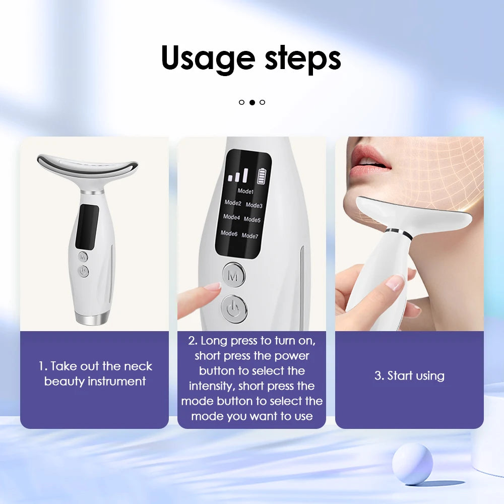 7 color face lifting device